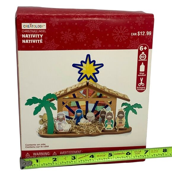Creatology Christmas Nativity Scene Foam Craft Kit Kids - Picture 7 of 8
